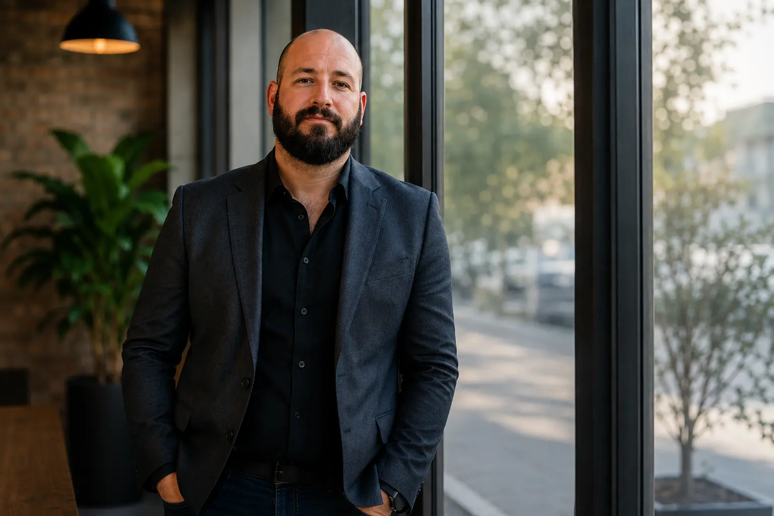 Devon A. Hounsell in a dark blazer